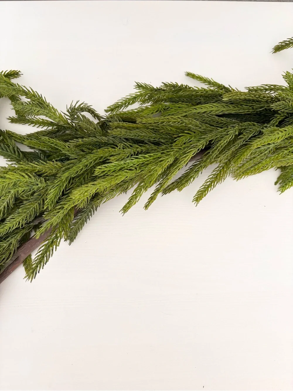 KIRKLANDS Norfolk Pine Natural Touch Garland 5ft NWT